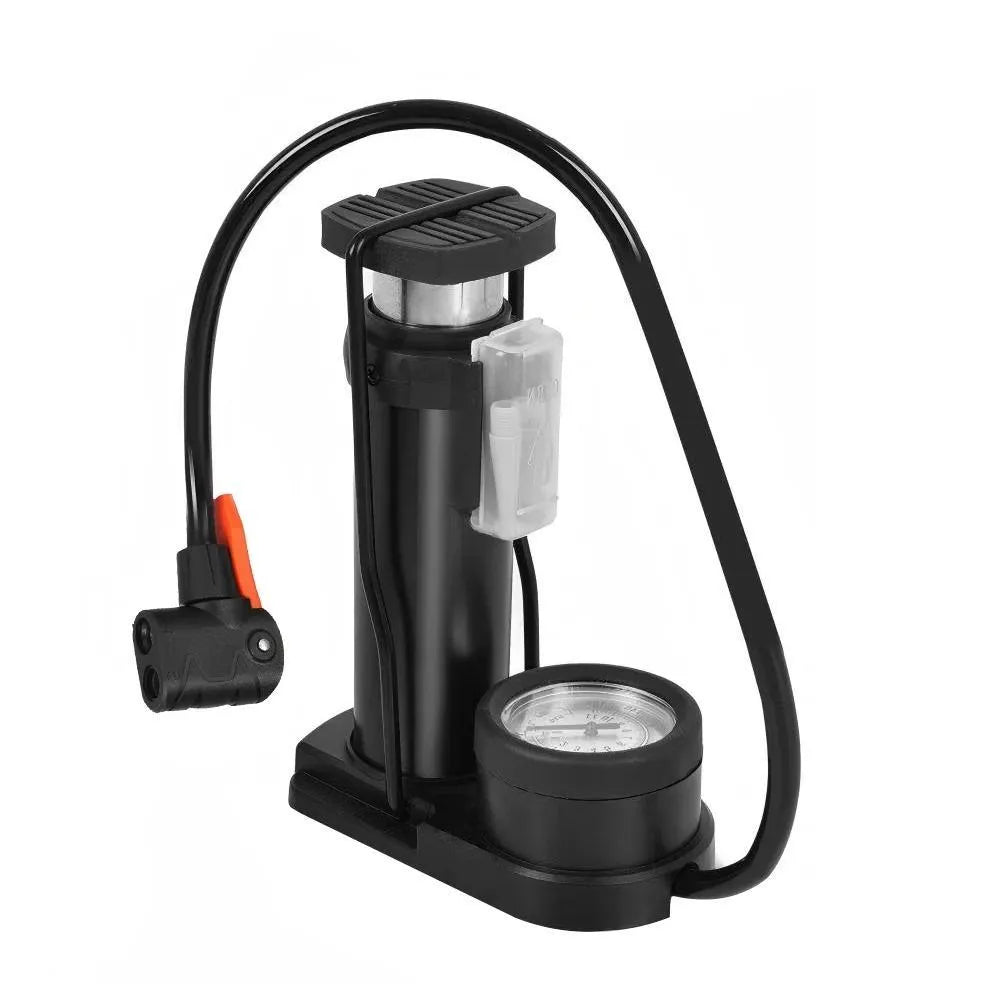 Portable Air Pump with Gauge & French Handle