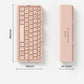 Mini Folding Bluetooth Keyboard Wireless Keypad Support3 Devices With Stand Rechargeable Foldable Keyboard For Phone Tablet