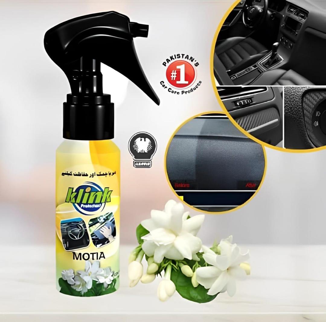 Premium Dashboard Polish for Cars - Jasmine Fragrance, Yellow Bottle