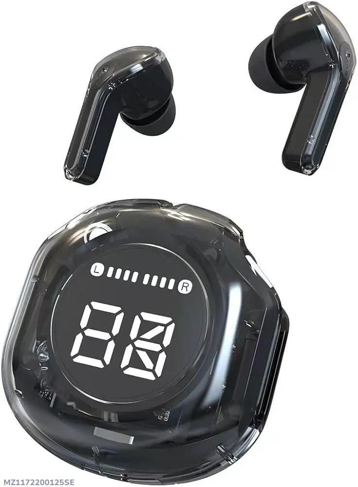 Wireless Earbuds Black Fast Charge Battery Case