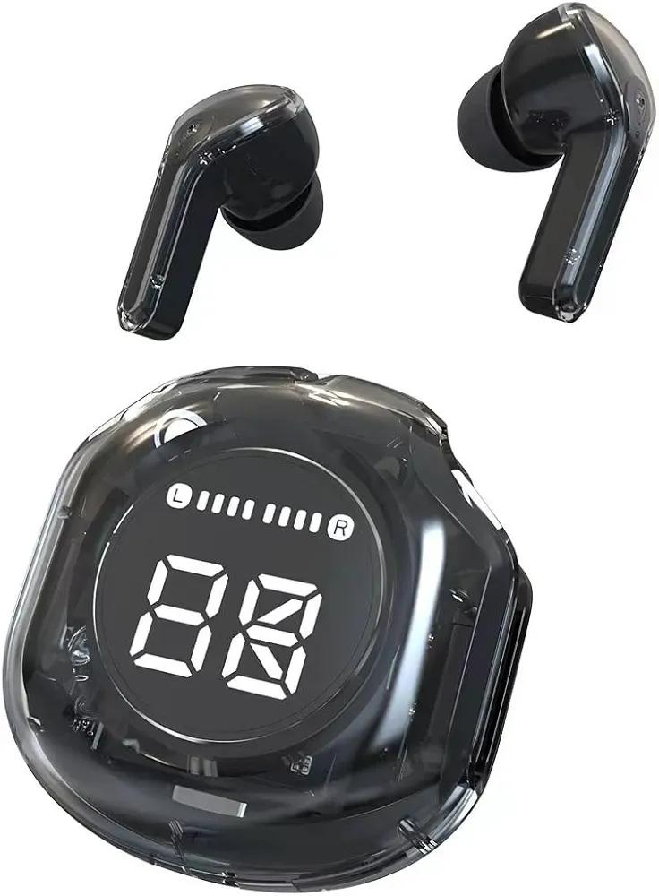 Wireless Earbuds Black Fast Charge Battery Case