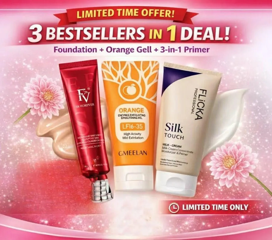 3 in 1 Makeup Deal Foundation Orange Gell Primer