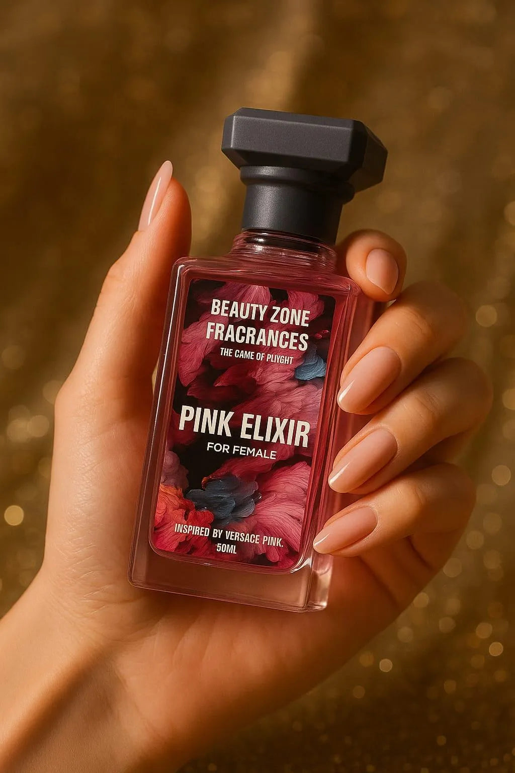 Pink Elixir Woody Perfume for Men 24H Sweat Resistant