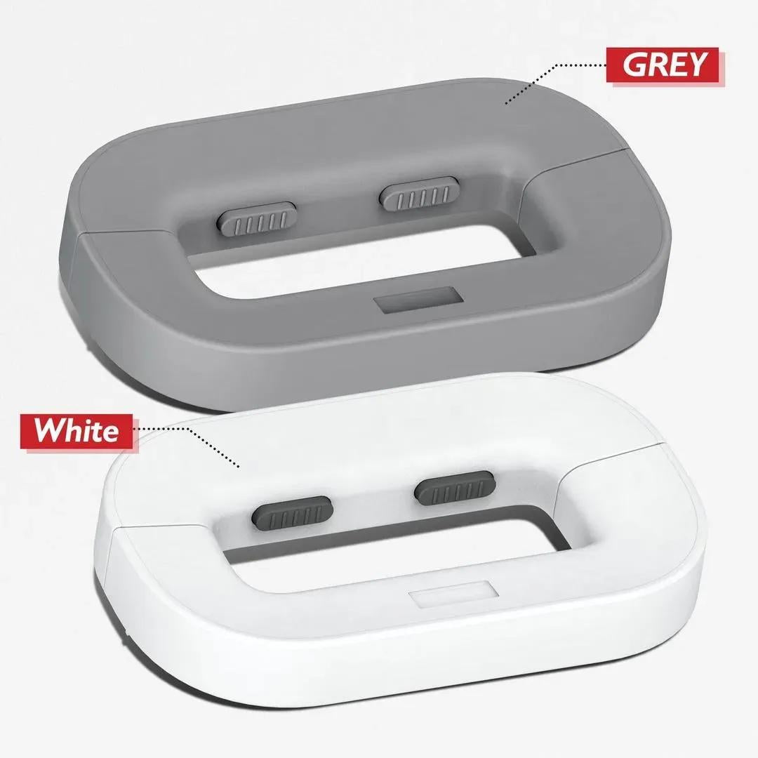 Modern Drawer Lock with One-Hand Operation Grey ABS