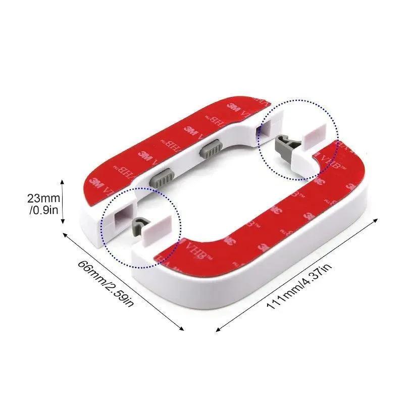 Modern Drawer Lock with One-Hand Operation Grey ABS