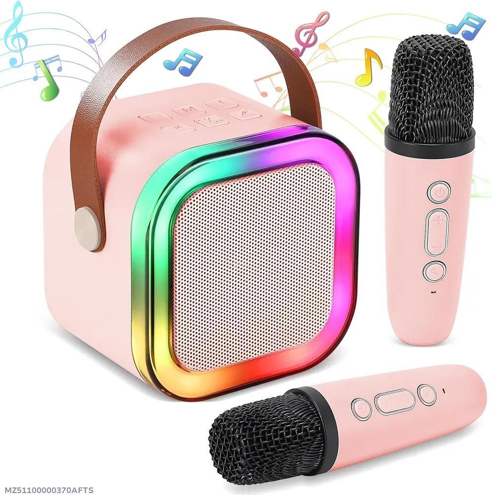 Portable LED Wireless Speaker Pink ABS