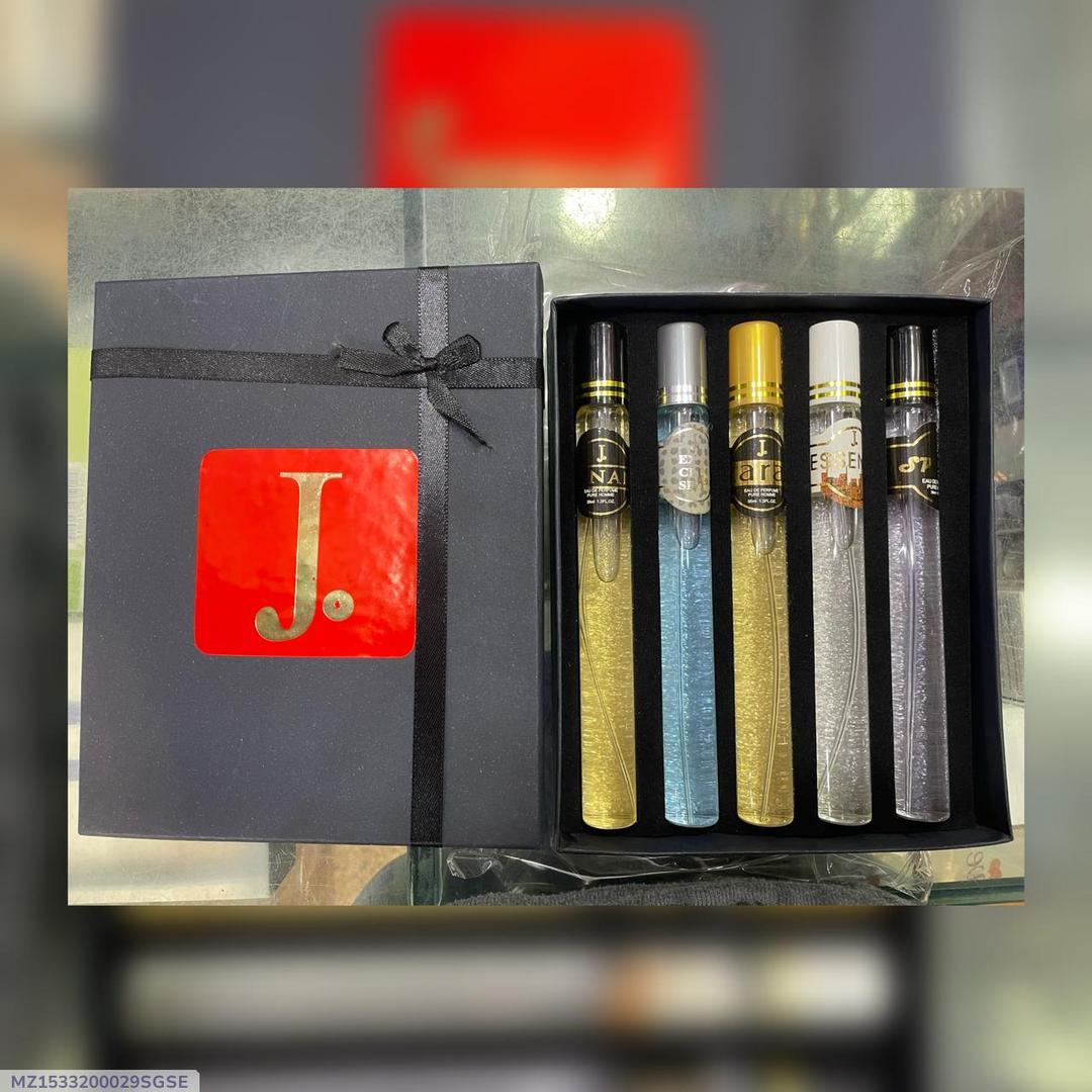 5 Pcs Alcohol-Free Unisex Perfume Set Multicolor Long Lasting