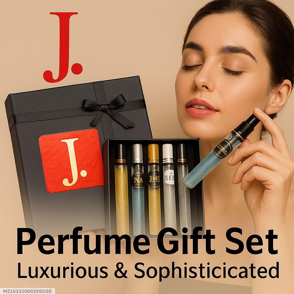 5 Pcs Alcohol-Free Unisex Perfume Set Multicolor Long Lasting