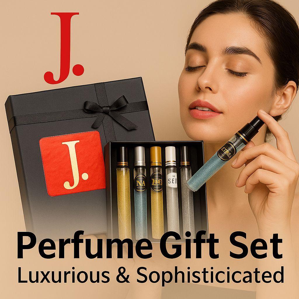 5 Pcs Alcohol-Free Unisex Perfume Set Multicolor Long Lasting