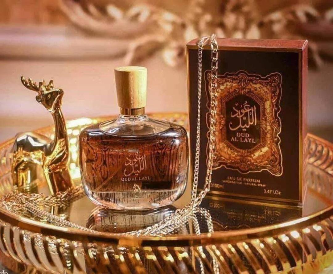 Oud Al Layl Fragrance for Men 100ml Brown Bottle