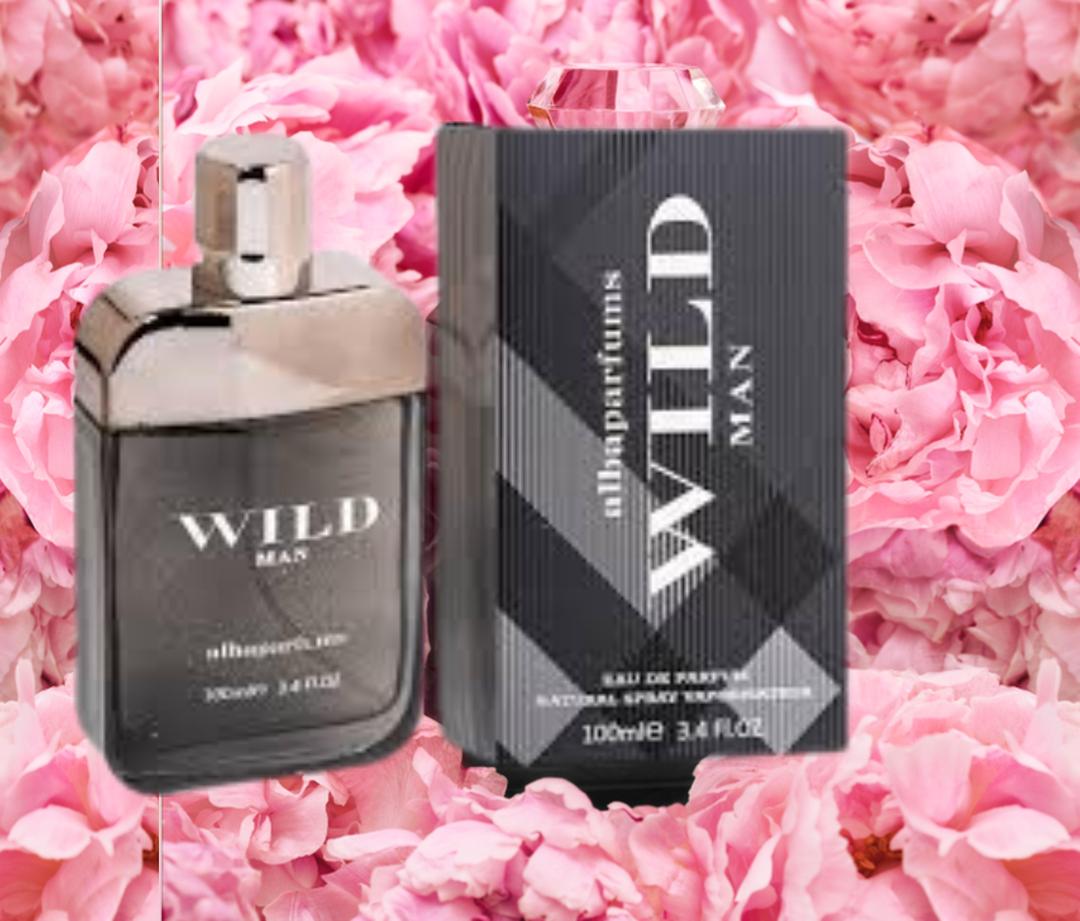 Alba WILD MAN 100ml Men Perfume Black Bottle