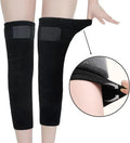 Wool Knee Warmers with Fitting Belt, 2 Pcs