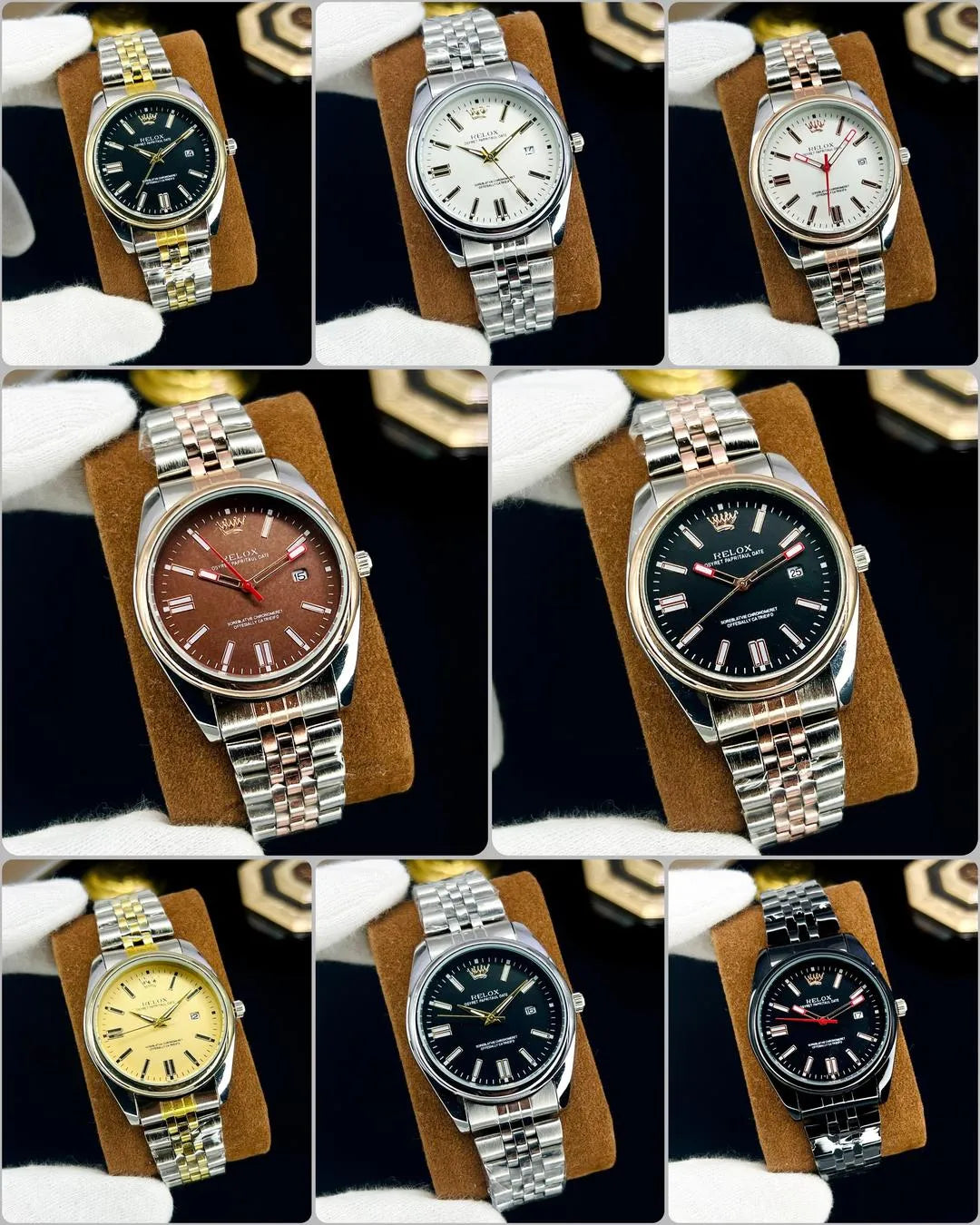 Men's Multicolor Imported Analog Watches Set of 2