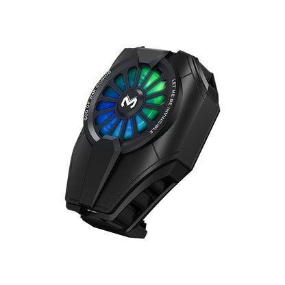 Portable Mobile Gaming Cooler Fan – RGB LED Phone Cooling Fan for PUBG, Free Fire & Mobile Gaming | Ultra Silent Phone Radiator
