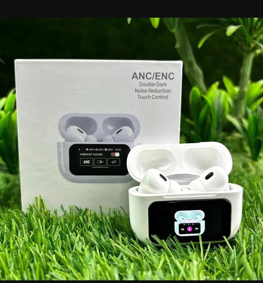 ANC/ENC Noise-Cancelling Earbuds A9 Pro White