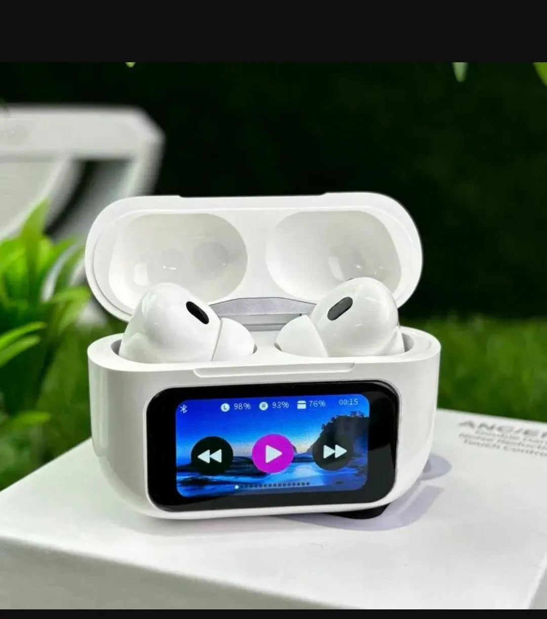 ANC/ENC Noise-Cancelling Earbuds A9 Pro White