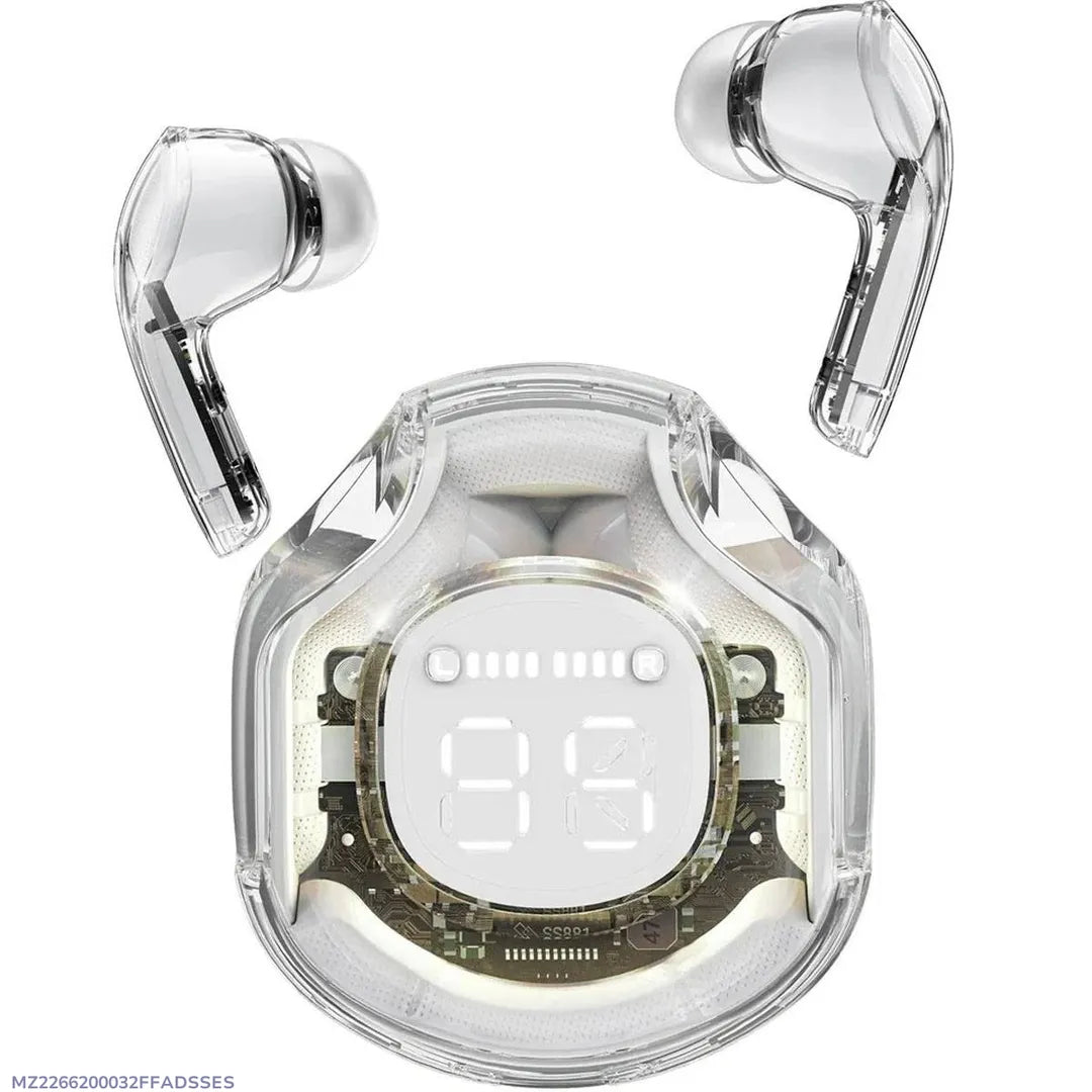 Air39 Transparent Wireless Earbuds with cover | Bluetooth 5.3 TWS AirBuds with LED Display