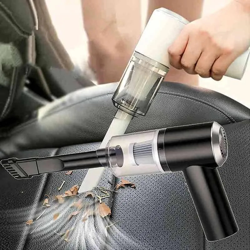 Portable 3-in-1 Vacuum Cleaner Black ABS