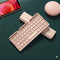 Mini Folding Bluetooth Keyboard Wireless Keypad Support3 Devices With Stand Rechargeable Foldable Keyboard For Phone Tablet
