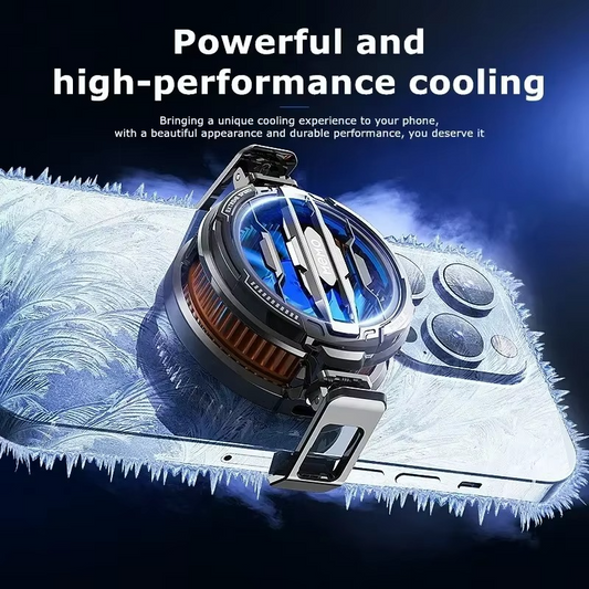 Powerful Mobile Gaming Cooler Fan – High Performance Semiconductor Phone Cooling Radiator for PUBG, Free Fire & Mobile Gaming