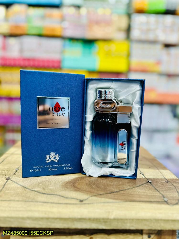 Men's Spicy Perfume 8Hr Sweat Resistant Blue Bottle
