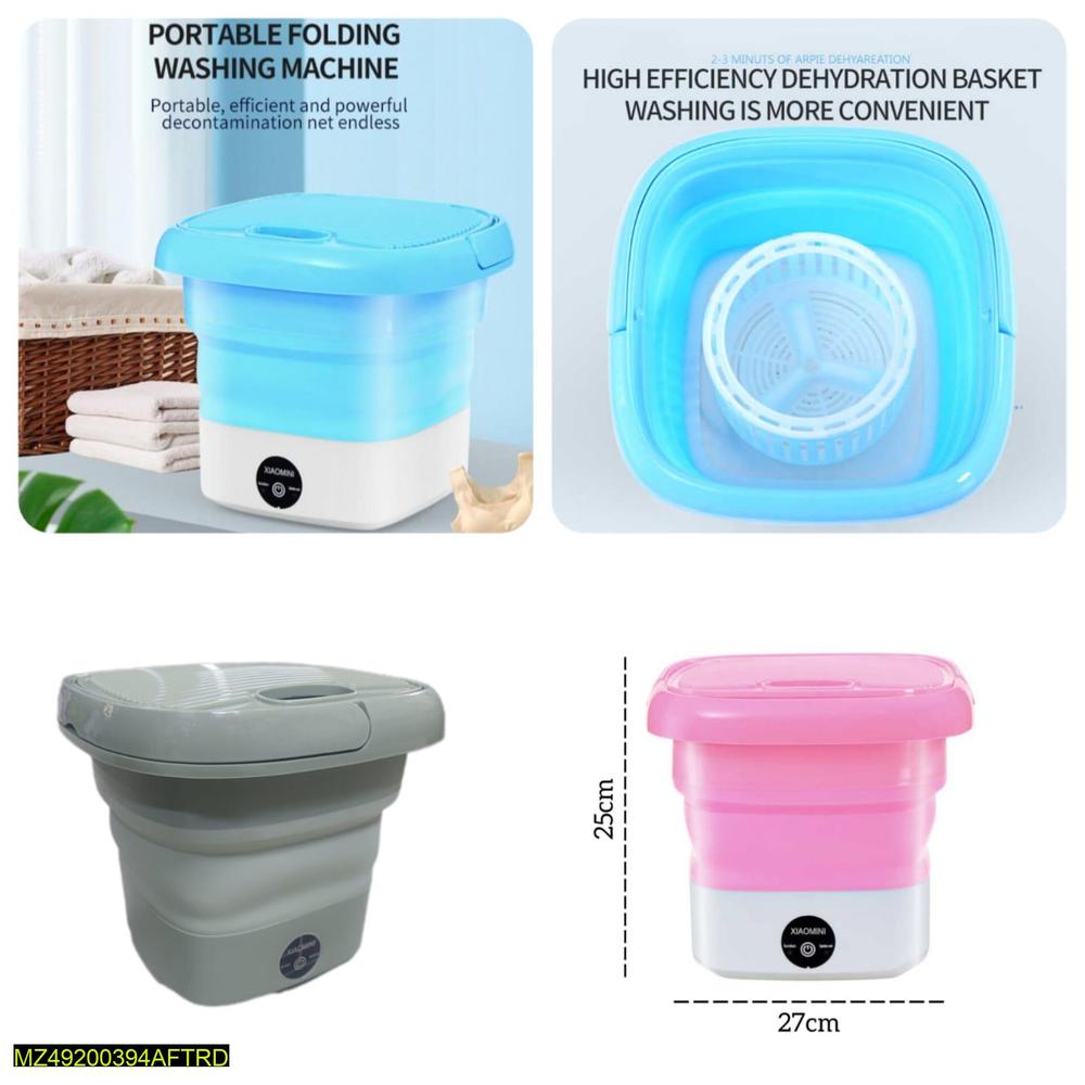 Portable Foldable Washing Machine for Small Homes