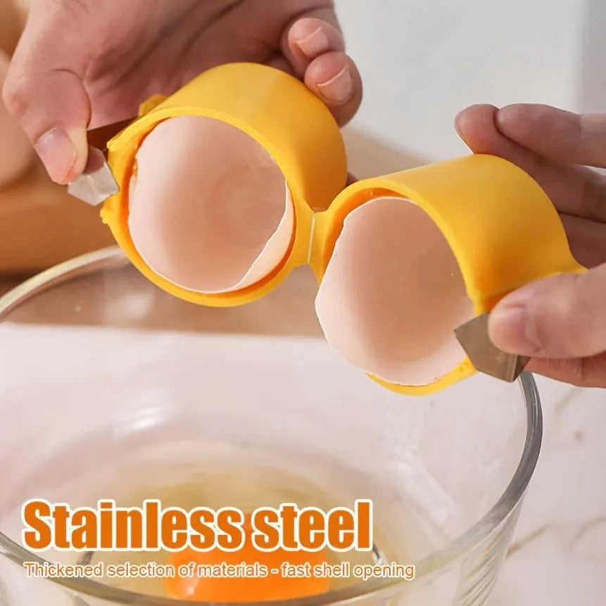 Egg Shell Opener ABS Plastic Multicolor Stainless Steel