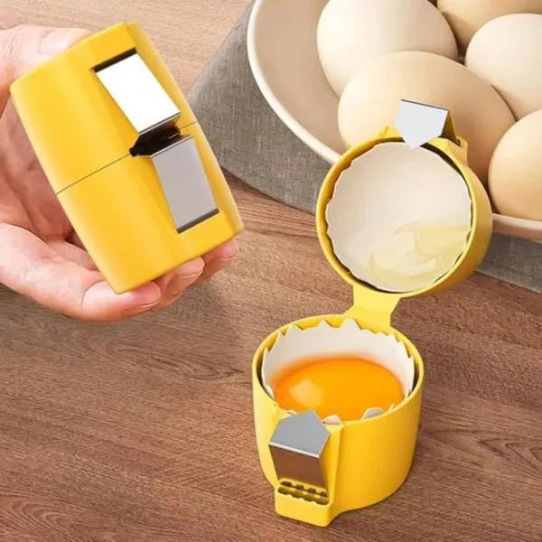 Egg Shell Opener ABS Plastic Multicolor Stainless Steel