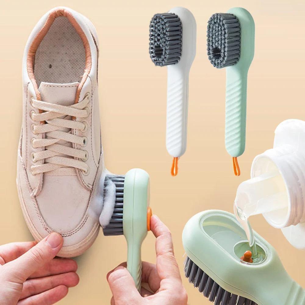 Multifunctional Fabric Brush with Soap Dispenser