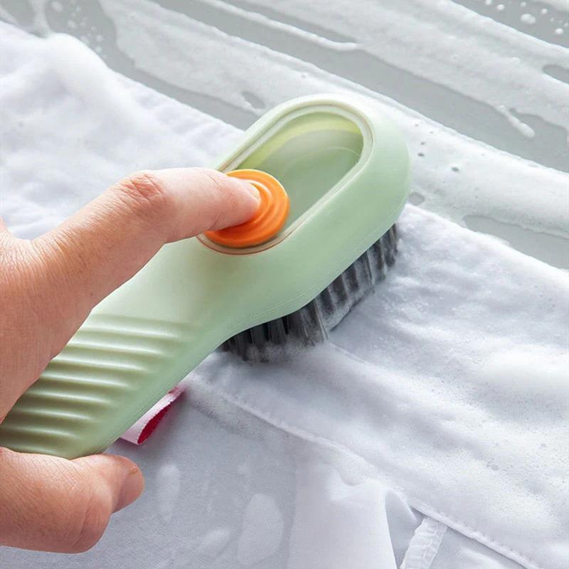 Multifunctional Fabric Brush with Soap Dispenser
