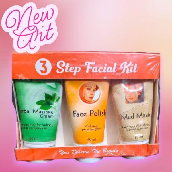 3 Step Facial Kit Whitening Brightening 60ml
