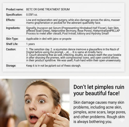 Acne Treatment Serum Facial Repair Oil