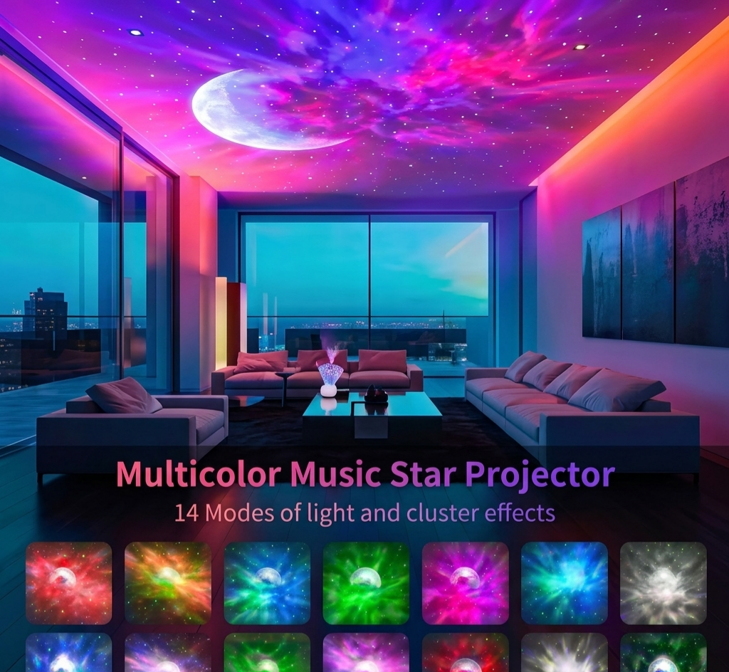 🚀 AstroGlow™ Astronaut Galaxy Projector