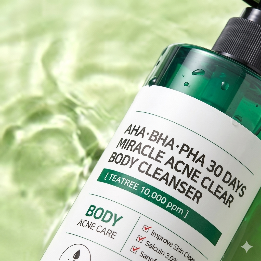 HA-BHA-PHA 30 Days Miracle Acne Clear Body Cleanser