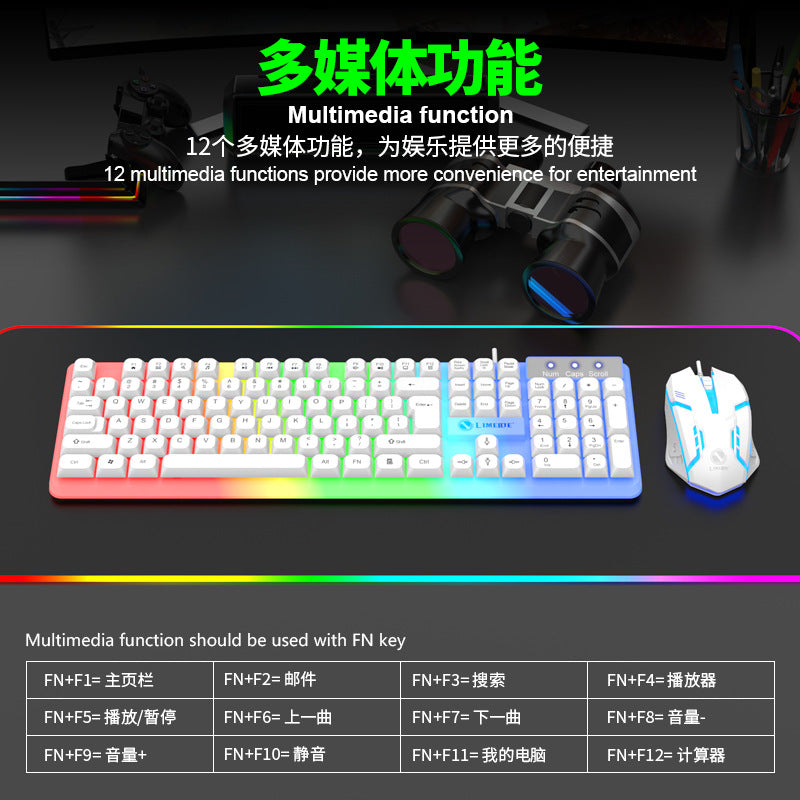 RGB Keyboard & Mouse Set for Gaming Pakistan