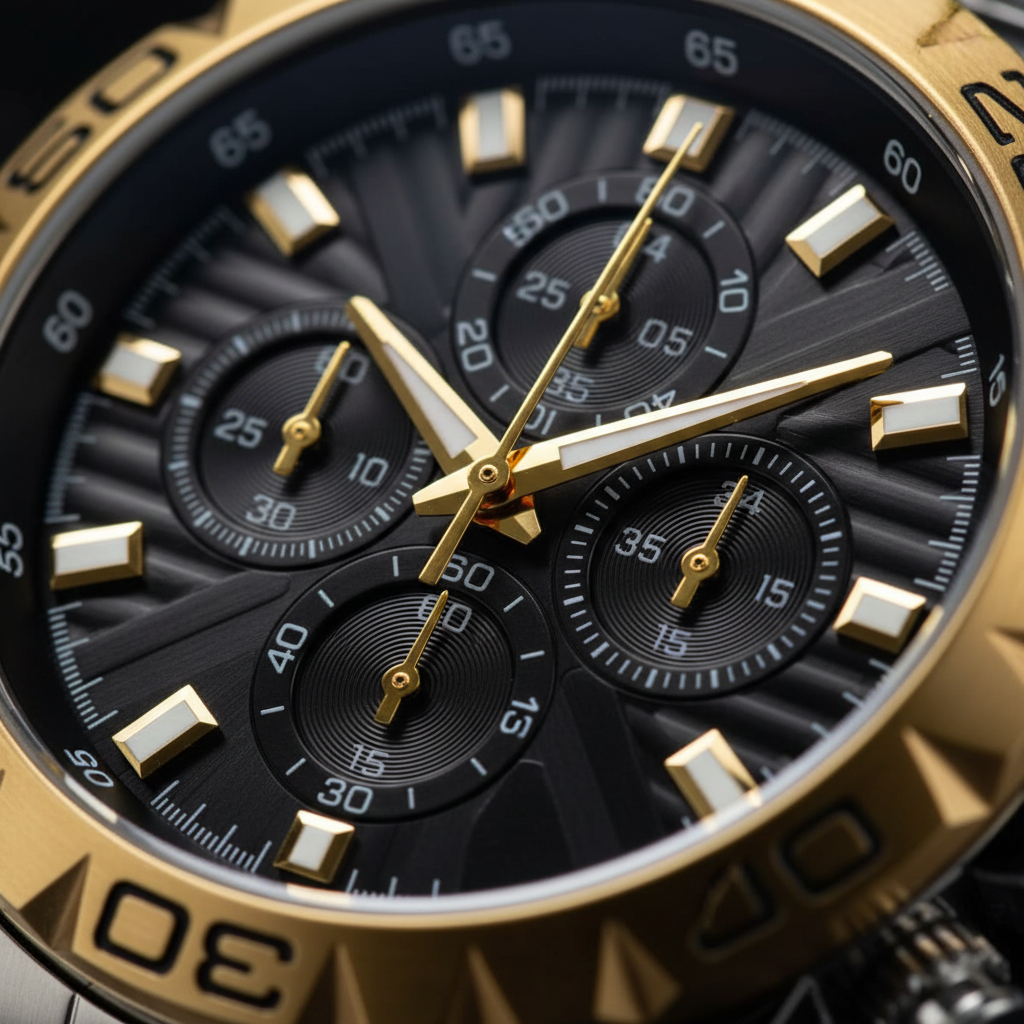 Luxury Men's Stainless Steel Analog Watch – Elegant Fashion Wrist Watch for Men