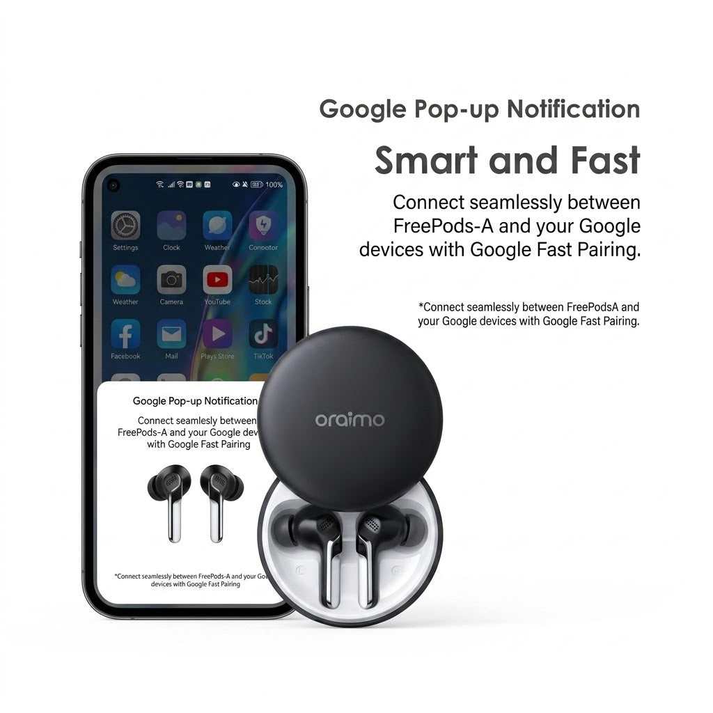 Oraimo - ANC Wireless Earbuds (Original) ©