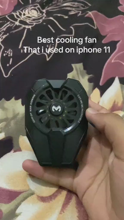 Portable Mobile Gaming Cooler Fan – RGB LED Phone Cooling Fan for PUBG, Free Fire & Mobile Gaming | Ultra Silent Phone Radiator
