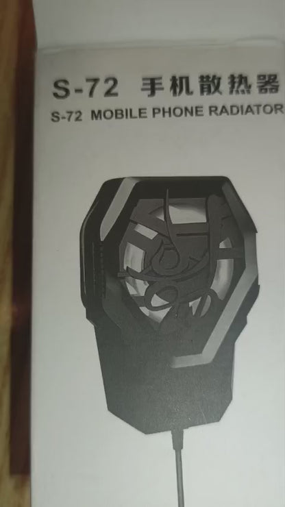 Semiconductor Mobile Phone Cooling Fan – Two Speed Gaming Cooler Radiator for PUBG, Free Fire & Mobile Gaming